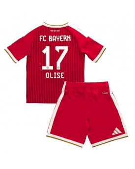 Billige Fotballdrakt Bayern Munich Michael Olise #17 Replika Hjemmedraktsett Barn 2026-27 Kortermet (med bukser)